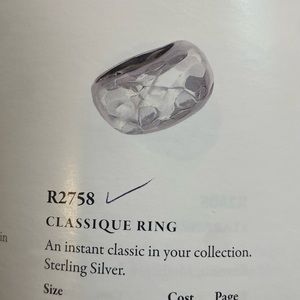 Silpada Classique Ring Size 5 Sterling Silver
